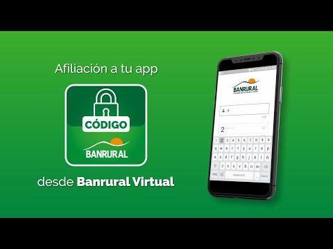 Afiliación App Código Banrural desde Banrural Virtual