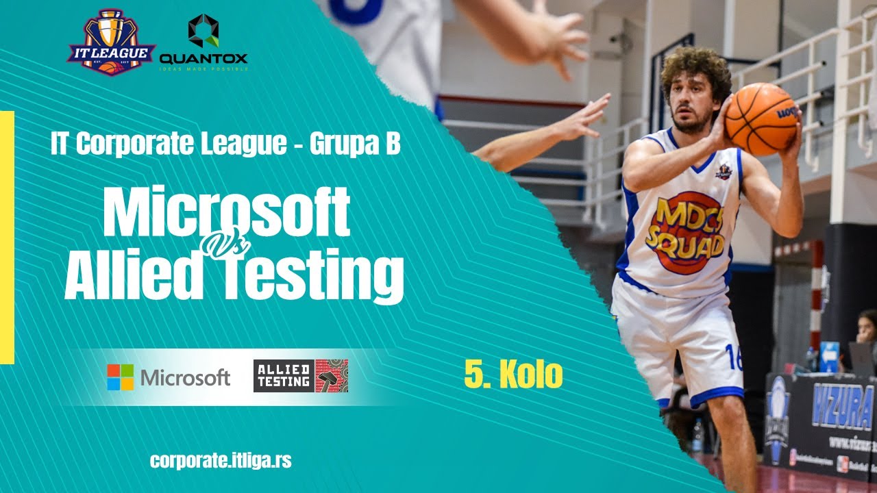 11.12 .2022 IT CORPORATE LIGA Grupa B 12:45 MICROSOFT - ALLIED TESTING ...