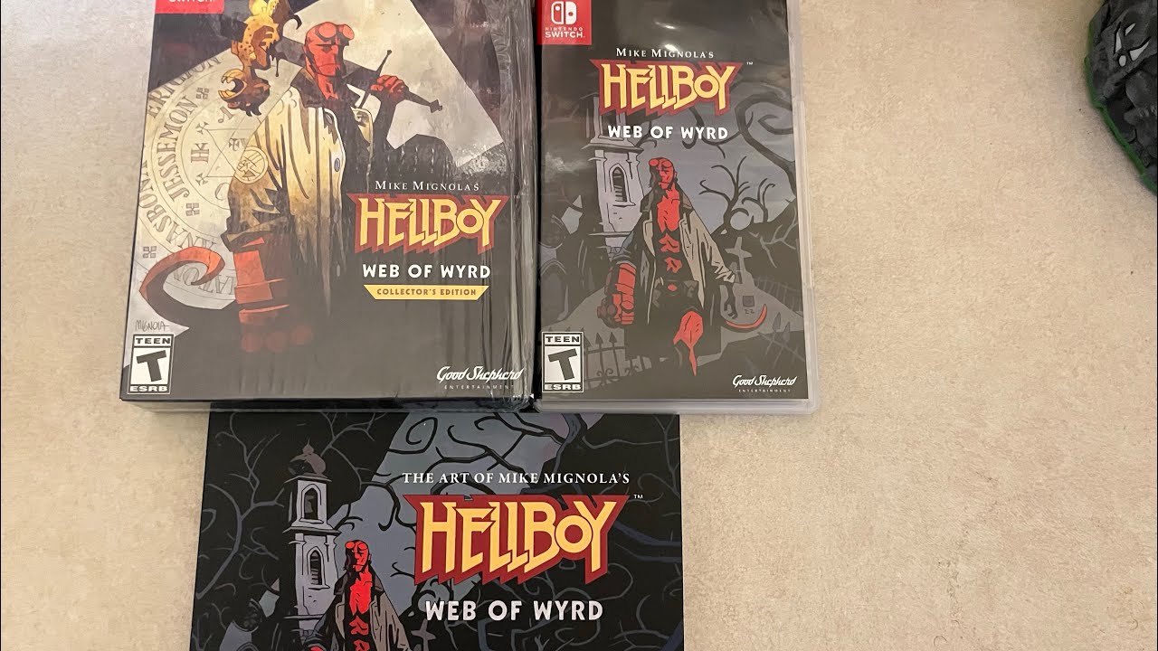 Hellboy Web Of Wyrd - Collector's Edition Sur Nintendo Switch, Neuve Sous Blister ! Le Jeu D'action-aventure Signé Mike Mignola, Pour Les Fans De Comics Et De Jeux Vidéo.