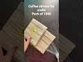 Coffee stirrers for crafts crafts creative easydiy miniaturecrafts unboxing art diy miniart