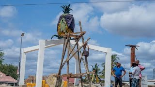 The Pineapple Roundabout in chalinze Coastal region Tanzania