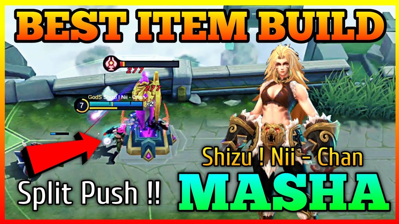 🔴 MASHA BEST BUILD - TOP GLOBAL MASHA GAMEPLAY - MOBILE LEGENDS