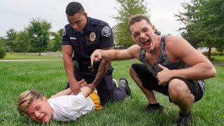 Arresting the kid that broke into my house