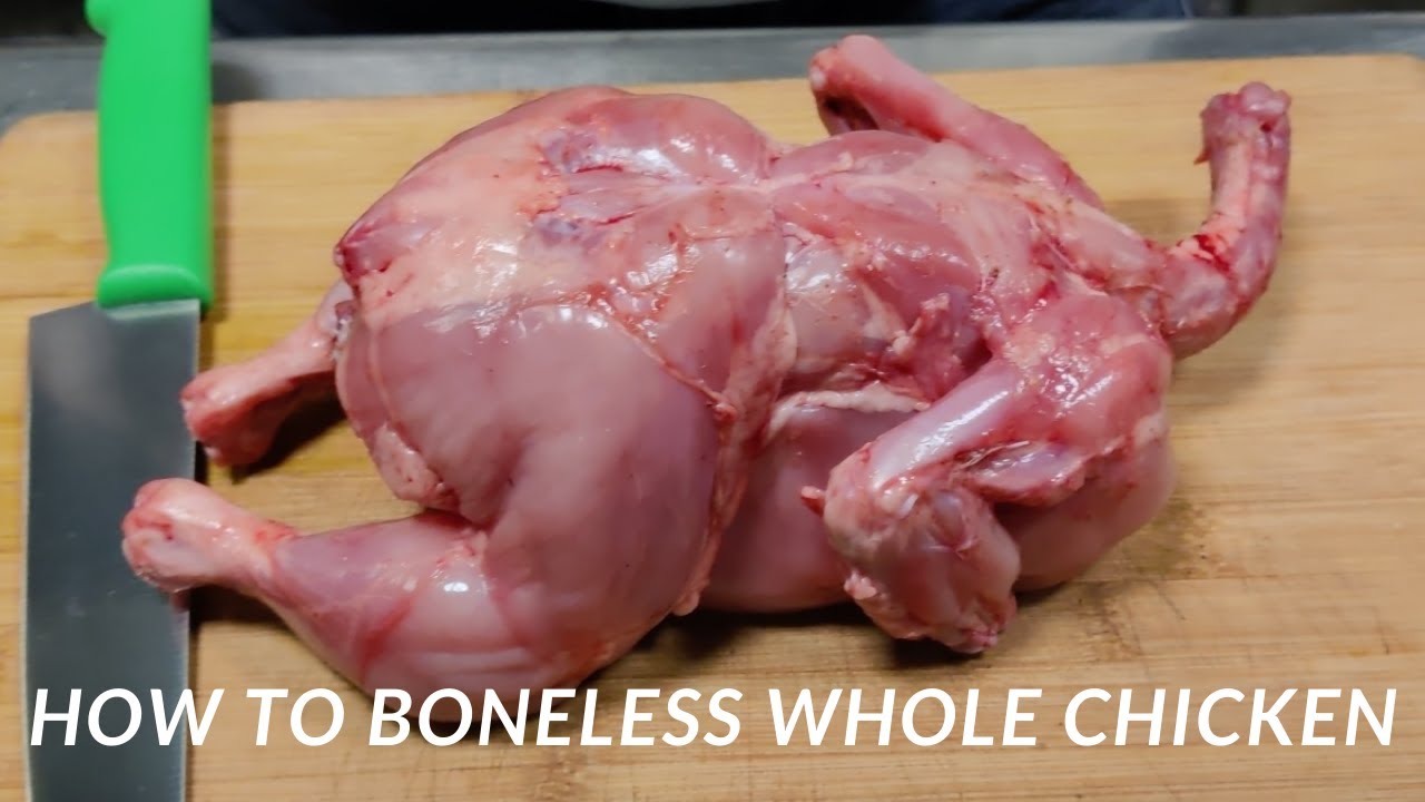 Chicken Boneless Kaise Kare | चिकन बोनलेस कैसे करे | How To Boneless Whole Chicken |