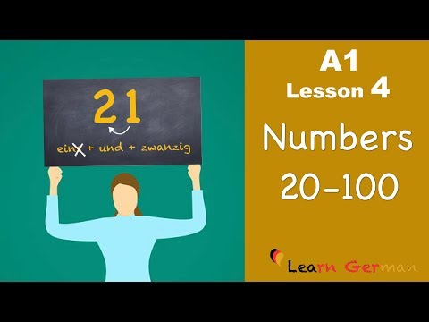 Learn German | Numbers (Part 2) | Zahlen | German For Beginners | A1 - Lesson 4