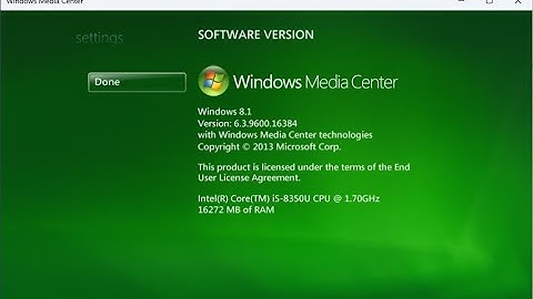 Microsoft Windows Media Center: Installation and Patching