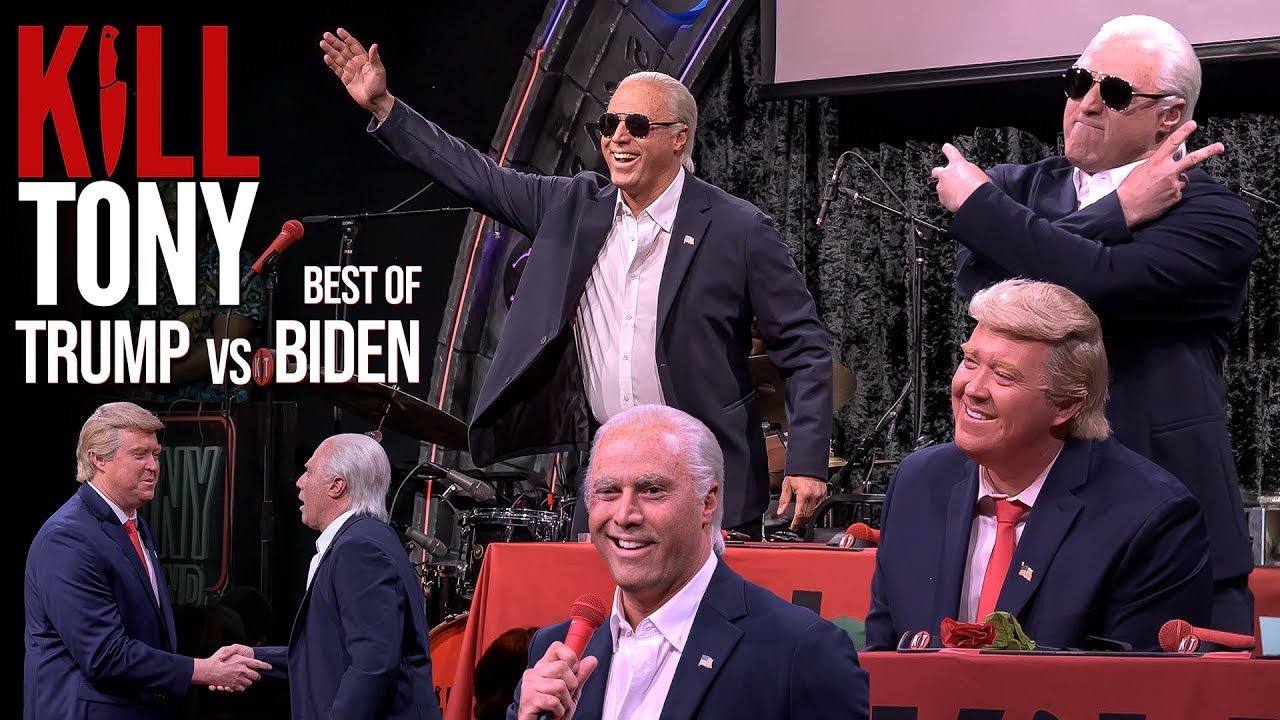 The BEST MOMENTS of Donald Trump and Joe Biden kil tony