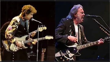 Bob Dylan feat  Neil Young - Leopard- Skin Pill - Box Hat - Mountain View 1993