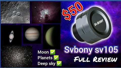 Svbony sv105 camera full Review🔭 moon| planets | Deepsky #svbony #svbonysv105 #astrography