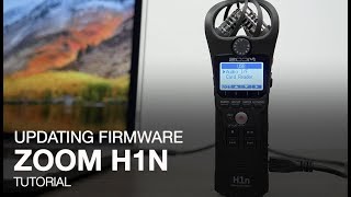 Zoom H1n: Updating the Firmware