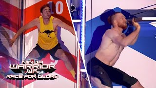 Battle of the Aussies! 🦘 Mike Snow VS Fred Dorrington | Ninja Warrior UK