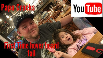 Dad first hover board fail