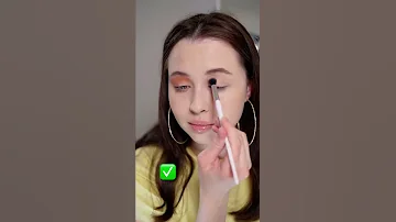НЕ ПРАВИЛЬНОЕ и ПРАВИЛЬНОЕ нанесение теней / не совершай ошибки!