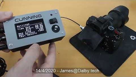 Camera Trap Prototype Demo 1: Electronics + Sony A7 iii