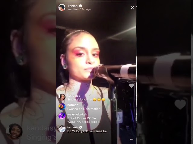 Kehlani- Distraction live class=