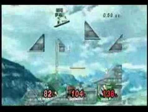 Me, My Bro And My Cousin Playing SSBB-Custom Level