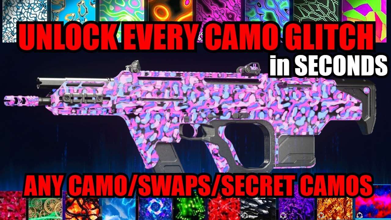 *NEW* UNLOCK EVERY CAMO GLITCH! INSTANT ANY CAMO/SECRET CAMOS! BO7 GLITCHES! WARZONE/ZOMBIES GLITCH!