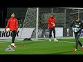 David De Gea vs Sergio Romero Warm Up / Goalkeeper Training / Manchester United vs LASK