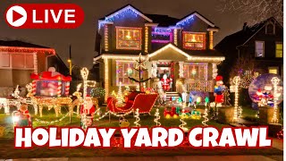 🔴 LIVE Holiday Yard Crawl -  Award Winning Homes in Southern California