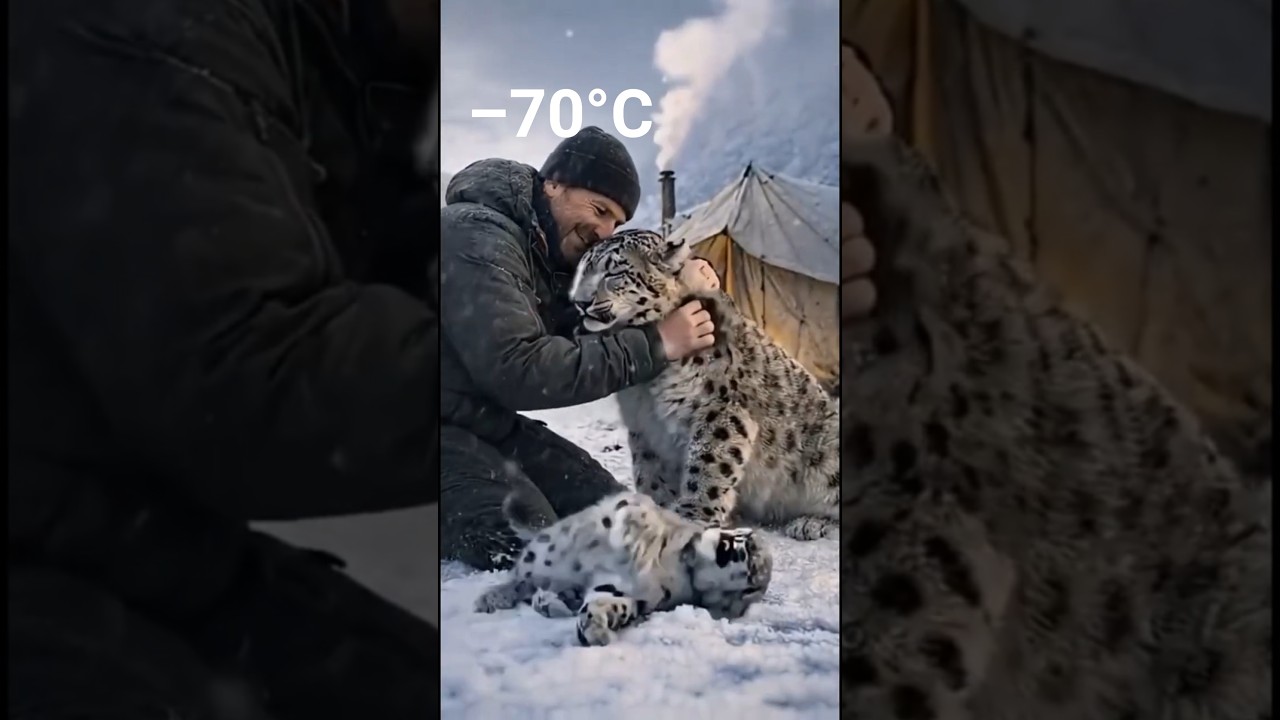 Baby Cheetah Runs for Help When Mother Freezes 🥶