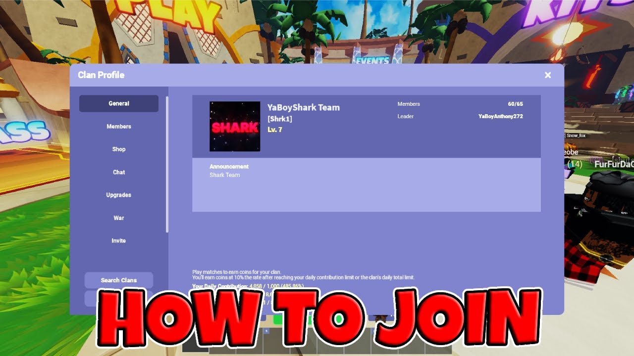 How To Join My Roblox Bedwars Clan For FREE (Roblox Bedwars) - YouTube