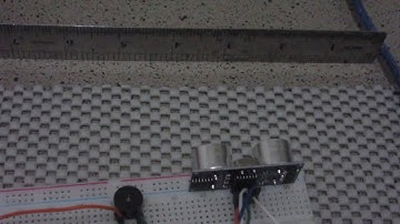 Latihan Dasar Arduino -  BUZZER AND ULTRASONIC SENSOR  *(Simulasi)
