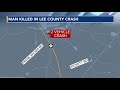 Man killed in lee county crash