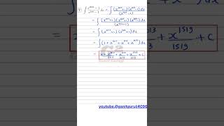 Integration questions solutions #calculus #class11Maths #class12Maths #cbsemaths #jeepreparation