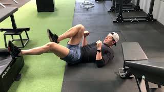 Single Leg Elevated Long Lever Hamstring Bridge