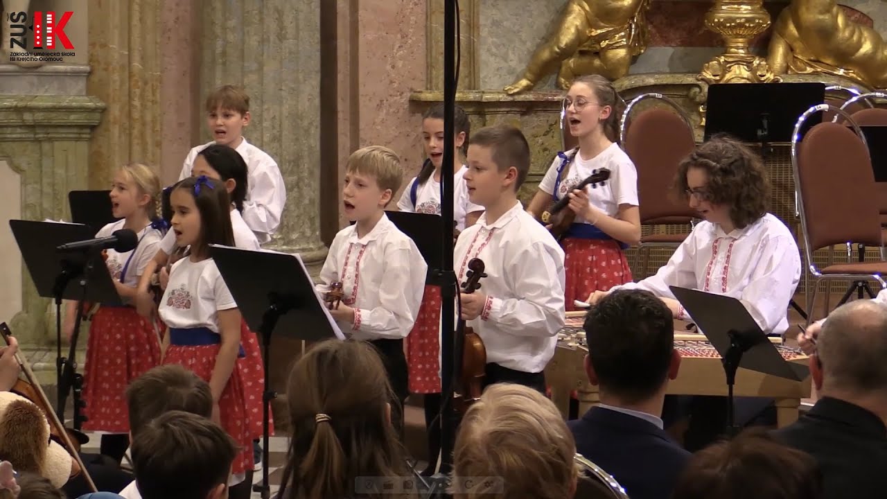 Vánoční koncert smyčcových orchestrů ZUŠ Iši Krejčího Olomouc, Klášterní Hradisko 19. 12. 2024