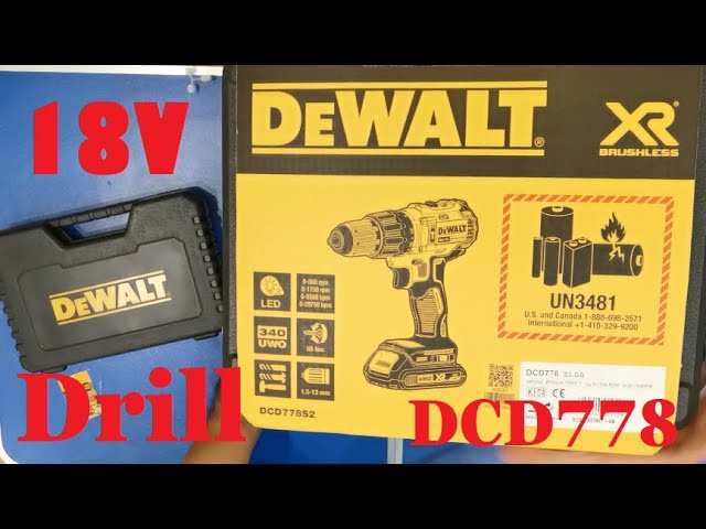 Dewalt dcd776s2t drill review and unboxing YouTube