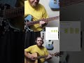 Applying new turnarounds to music |#beginnerguitar  | #shorts