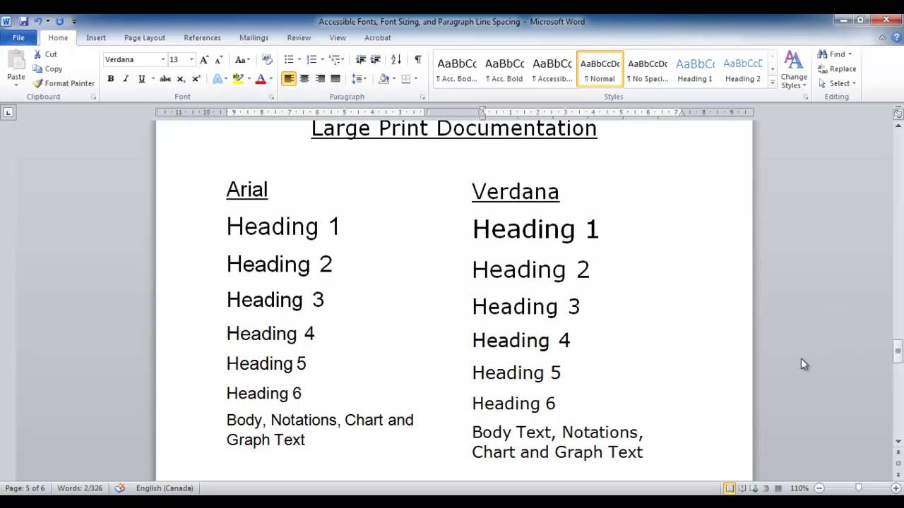 accessible fonts