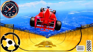 Flying Formula Cars on Mega Ramps – Extreme Formula Car Stunt Racing #1 - Android Gameplay screenshot 1