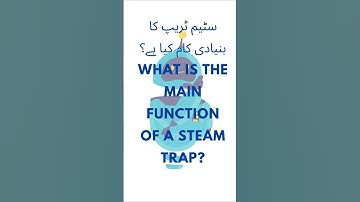what is the main function of a steam trap?