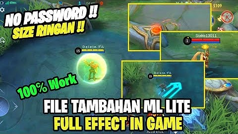 Data Open Full Efek In Game Item Won, Mata Kuning, Magic Sentry dll Terbaru | Data Tambahan Ml Lite