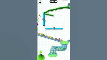 Rope and Balls level 166 cek #gameoffline #gameplay #anakanak #game #asahotakanak #gaming #shorts