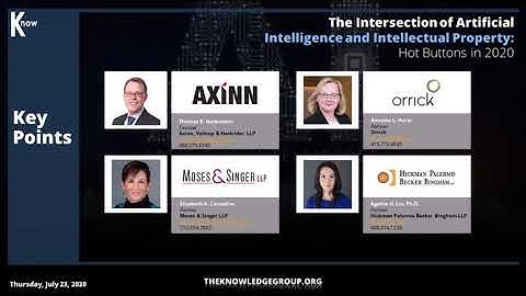 Key Points Segment: Artificial Intelligence and Intellectual Property CLE