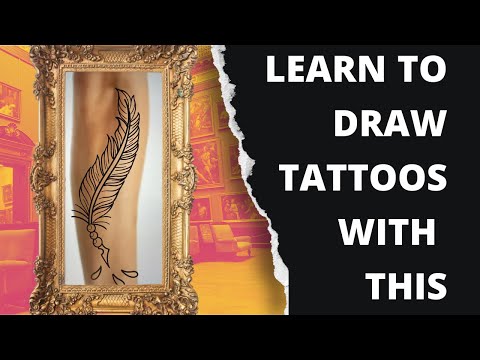 Video: Sådan tegnes en tatovering uden en tatoveringspistol: 13 trin (med billeder)