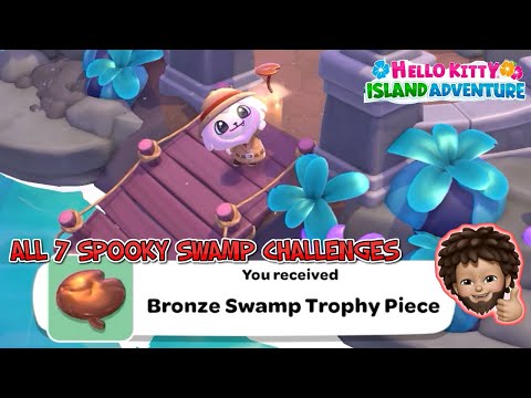 Hello Kitty Island Adventure - ALL 7 SPOOKY SWAMP CHALLENGES