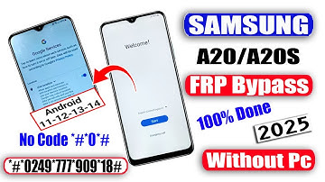 Samsung A20/A20S Frp Bypass 2025 | Samsung SM-A207F/FRP Unlock✅ Google Account Remove Without Pc2025
