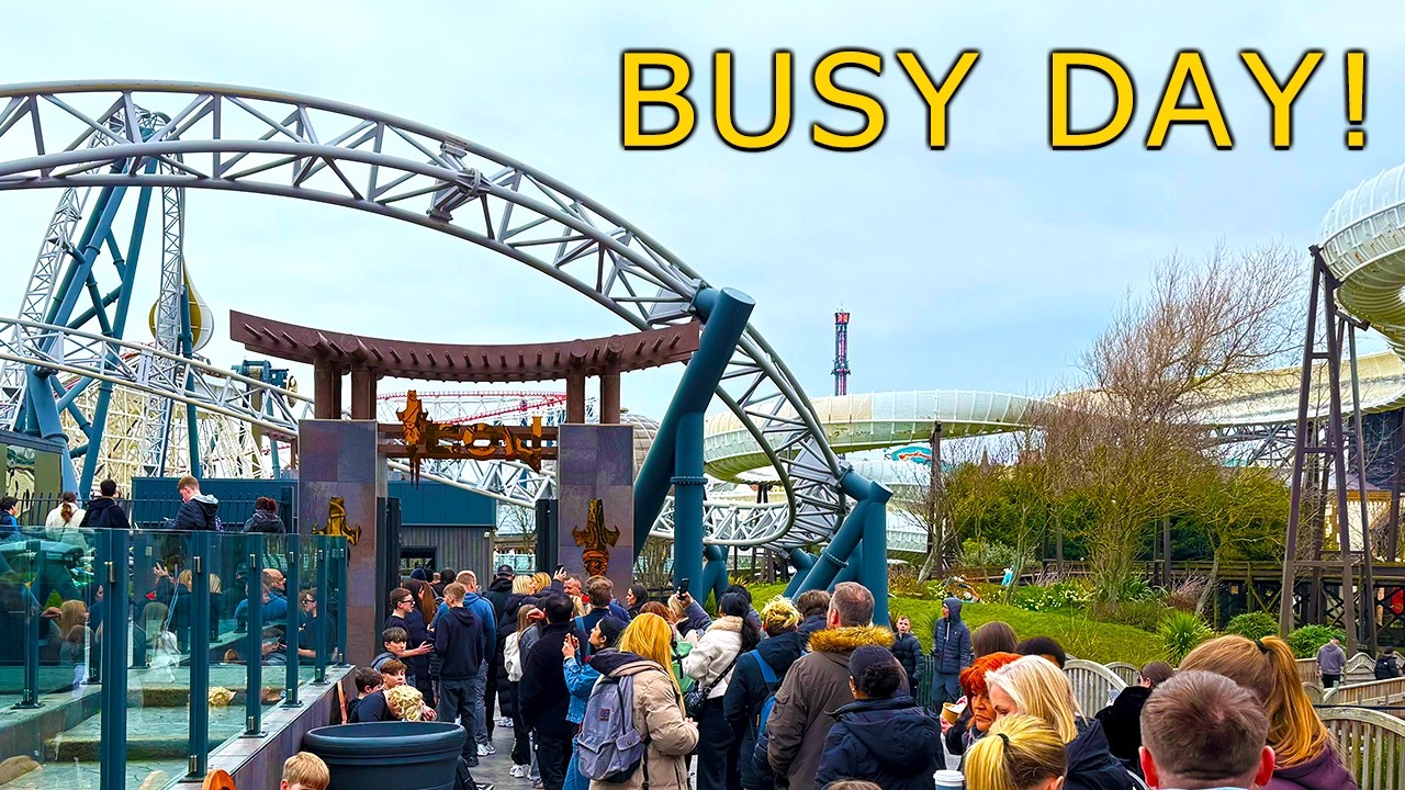 Видеоблог с открытия парка развлечений Blackpool Pleasure Beach в 2026 году.