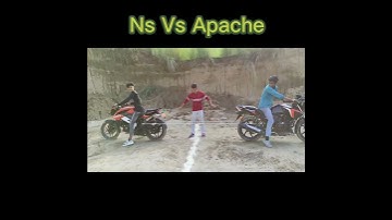 Ns 160 Vs Apache 160 Power Test 🔥🥵 #ns160 #ns160 #ns200 #rider #ns #apache #duke250