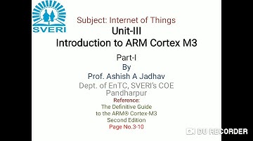 Internet of Things- Cortex M3 Part-1