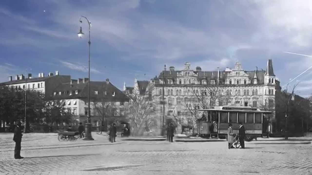 Straßenbahn am SendlingerTorPlatz in München , 1898 YouTube Straßenbahn am SendlingerTorPlatz in München , 1898 YouTube