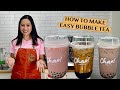 3 easy methods to make bubble tea at home milk tea shops or cafes