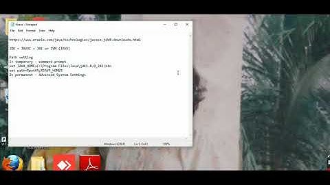 Java path setting permanently