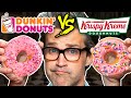 Dunkin vs. Krispy Kreme Taste Test | Food Feuds