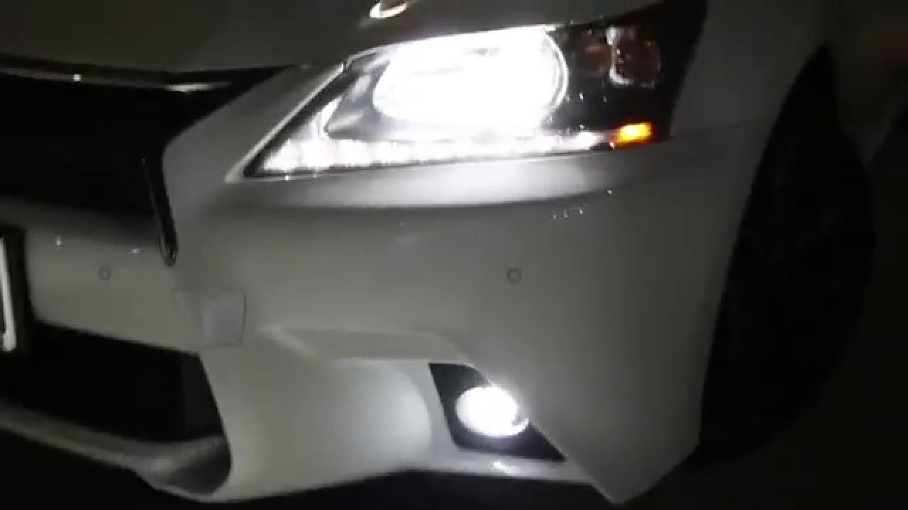 Ijdmtoy 13 15 Lexus Gs F Sport Led Fog Lights Youtube