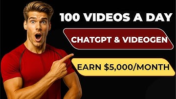 Make 100 Videos/Day with AI Video Generator + VideoGen AI | Easy Way to Earn on YouTube